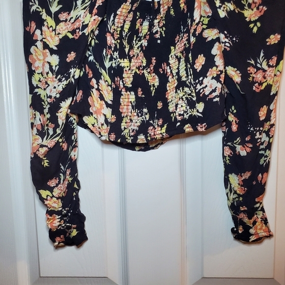 Free people Hillary Printed Top $98 retail NWT XS - Picture 8 of 9